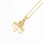 Gold Shamrock Necklace