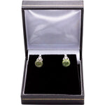 Connemara Marble Silver Trinity Knot Stud Earrings