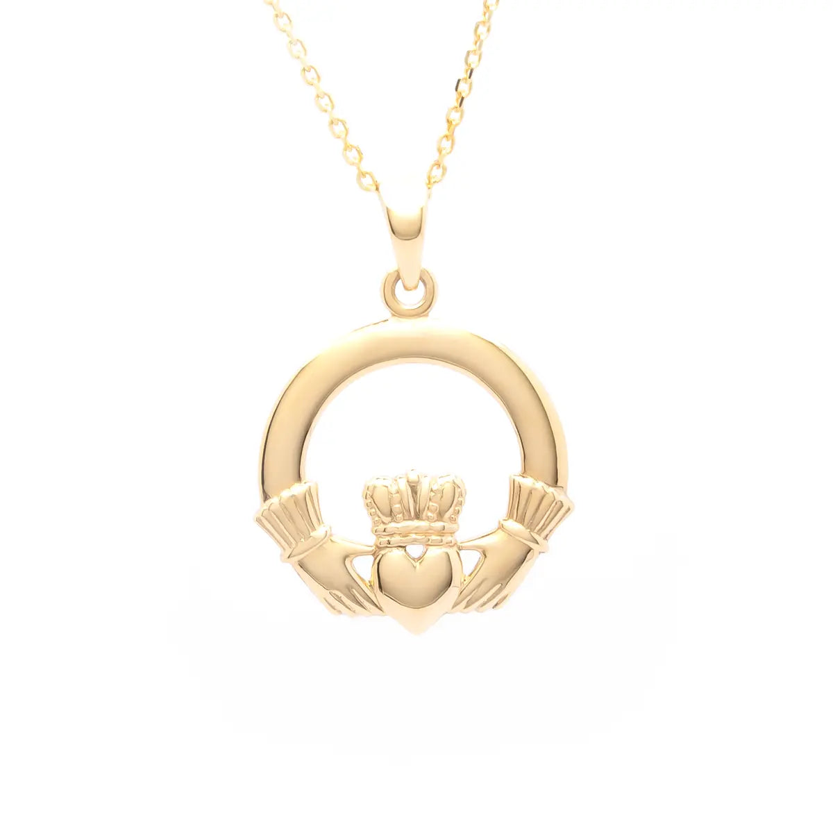 Gold Claddagh Necklace – view 6
