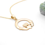 Gold Claddagh Necklace