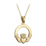 Gold Claddagh Necklace