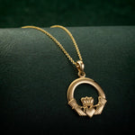 Gold Claddagh Necklace