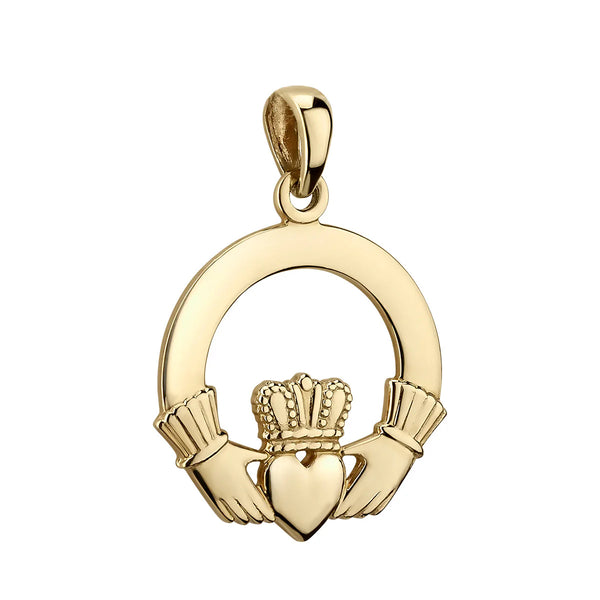 Gold Claddagh Charm