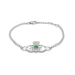 Sterling Silver Claddagh Bracelet