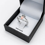 Birthstone Claddagh Ring - Love, Loyalty, Friendship