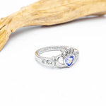 Birthstone Claddagh Ring - Love, Loyalty, Friendship