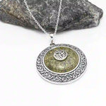 Connemara Marble Trinity Knot Pendant
