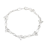 Sterling Silver Trinity Knot Bracelet