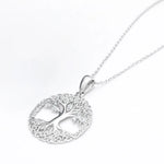 Silver Celtic Tree of Life Necklace