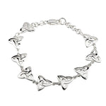 Trinity Knot Bracelet in Sterling Silver
