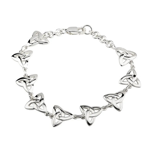 Trinity Knot Bracelet in Sterling Silver