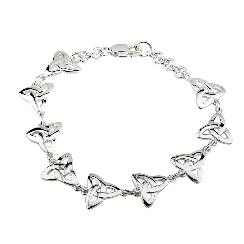 Trinity Knot Bracelet in Sterling Silver