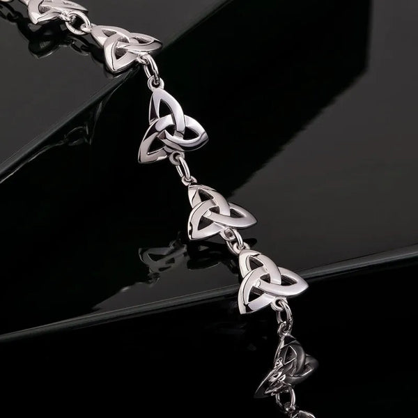 Trinity Knot Bracelet in Sterling Silver