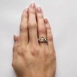 Birthstone Claddagh Ring - Love, Loyalty, Friendship