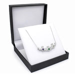 Family Birthstone Claddagh Trinity Knot Pendant
