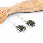 Connemara Marble Celtic Knot Pendant and Drop Earrings Gift Set