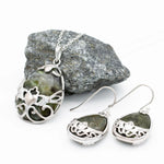Connemara Marble Claddagh Pendant