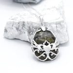 Connemara Marble Claddagh Pendant And Earrings Gift Set