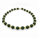Connemara Marble Sterling Silver Bead Necklace