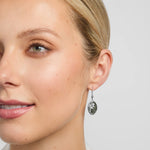 Connemara Marble Sterling Silver Tree Of Life Drop Earrings