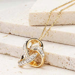 Diamond Studded Celtic Knot Pendant
