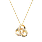 Diamond Studded Celtic Knot Pendant