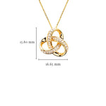 Diamond Studded Celtic Knot Pendant