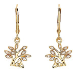 Diamond Tree of Life Earrings