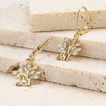 Diamond Tree of Life Earrings