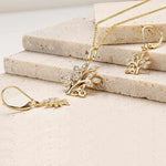 Diamond Tree of Life Earrings