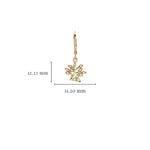 Diamond Tree of Life Earrings