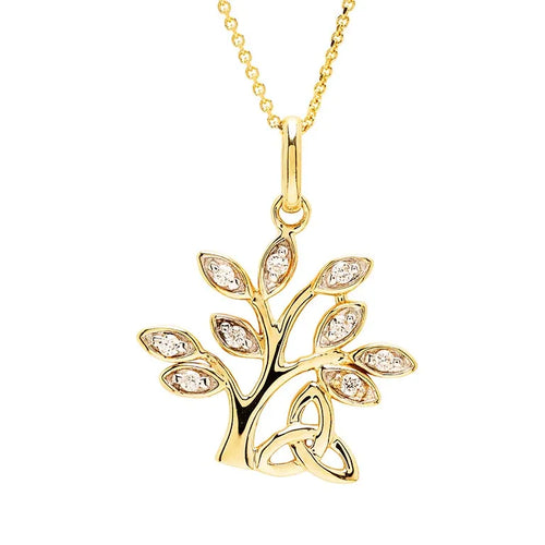 Diamond Tree of Life Pendant