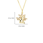 Diamond Tree of Life Pendant