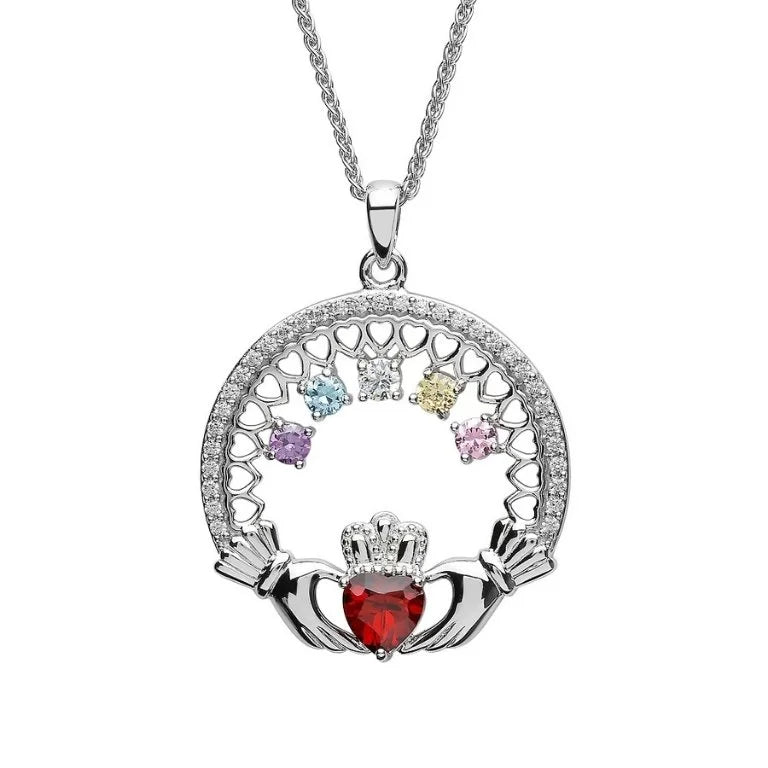 1 Heart Stone + 5 Birthstones