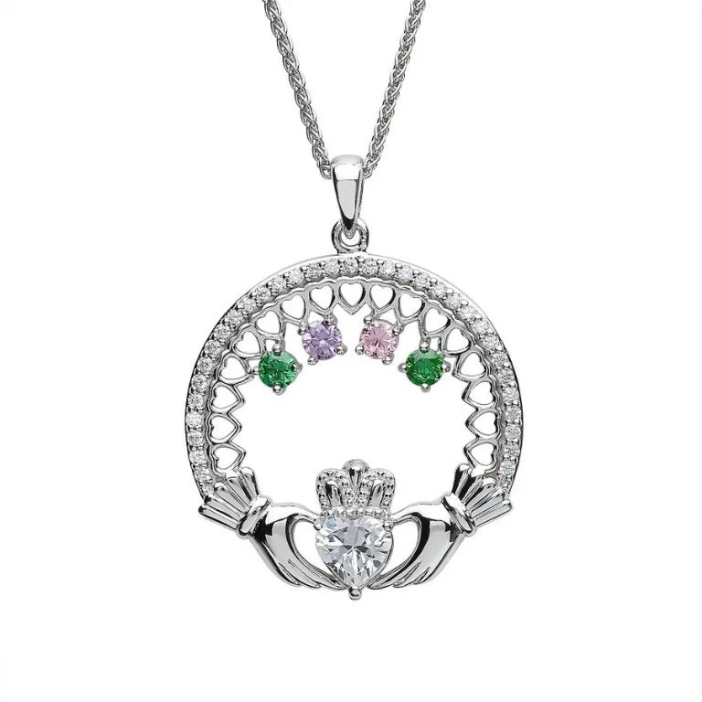 1 Heart Stone + 4 Birthstones