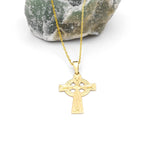Gold Celtic Cross Pendant