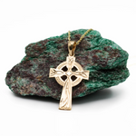 Gold Celtic Cross Pendant