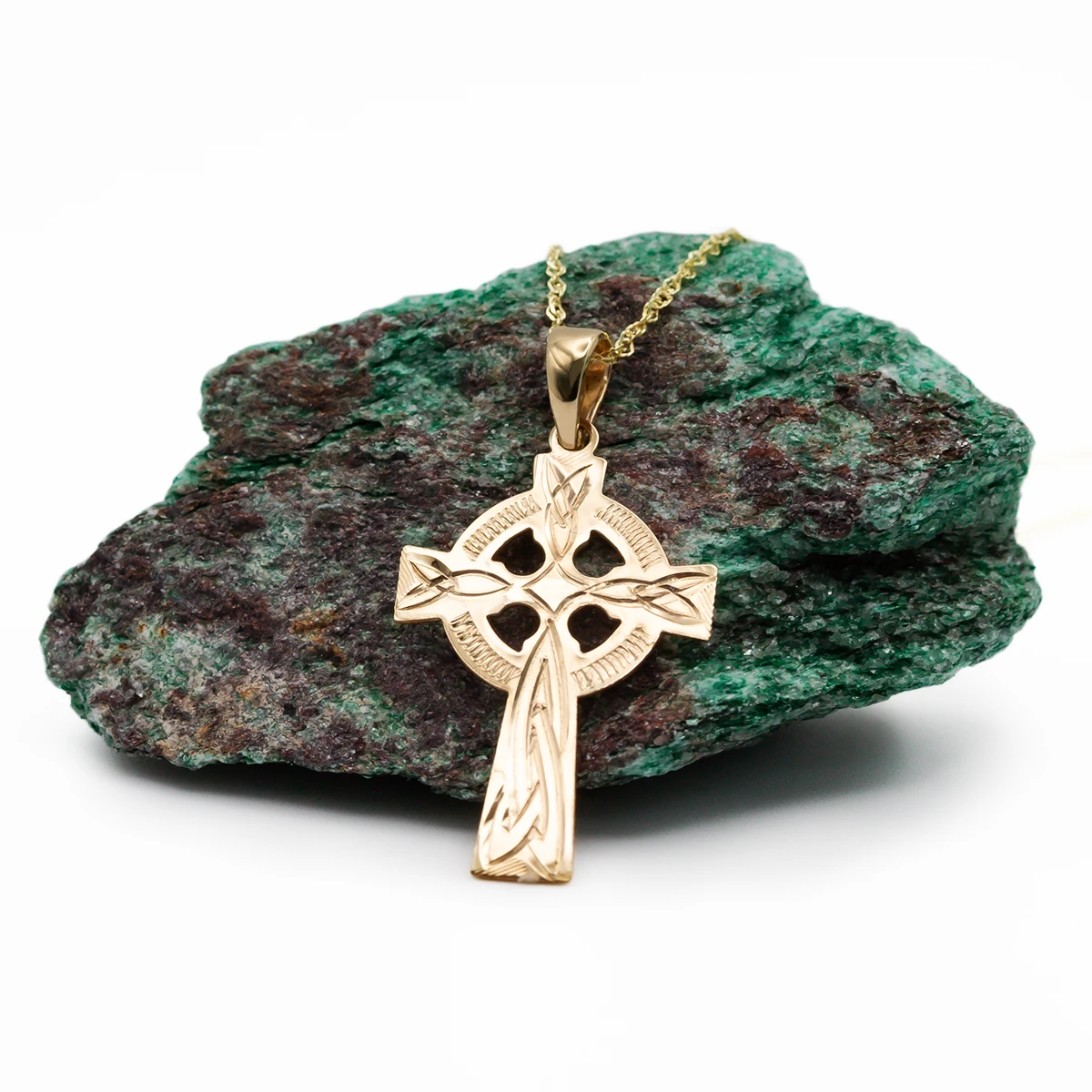 Gold Celtic Cross Pendant – view 6