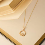 Gold Claddagh Necklace