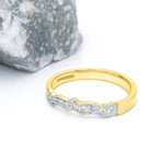 Claddagh Engagement & Wedding Ring Set Adorned With Precious Gemstones