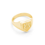 Shield Family Crest Ring