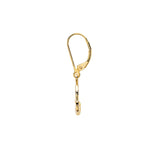 Gold Vermeil Claddagh Drop Earrings