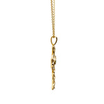 Gold Vermeil Filigree Celtic Cross Necklace