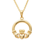 Gold Vermeil Claddagh Necklace