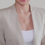 Gold Vermeil Claddagh Necklace