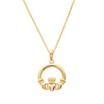 Gold Vermeil Claddagh Necklace