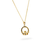 Gold Vermeil Claddagh Necklace