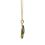 Gold Vermeil Malachite Tree of Life Necklace