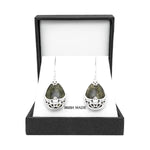 Connemara Marble Claddagh Earrings