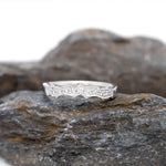 Irish Wedding Ring with Pavé-Set Precious Gemstones